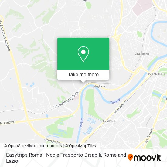 Easytrips Roma - Ncc e Trasporto Disabili map