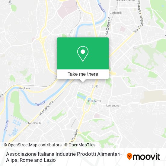 Associazione Italiana Industrie Prodotti Alimentari-Aiipa map