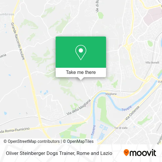 Oliver Steinberger Dog Trainer map