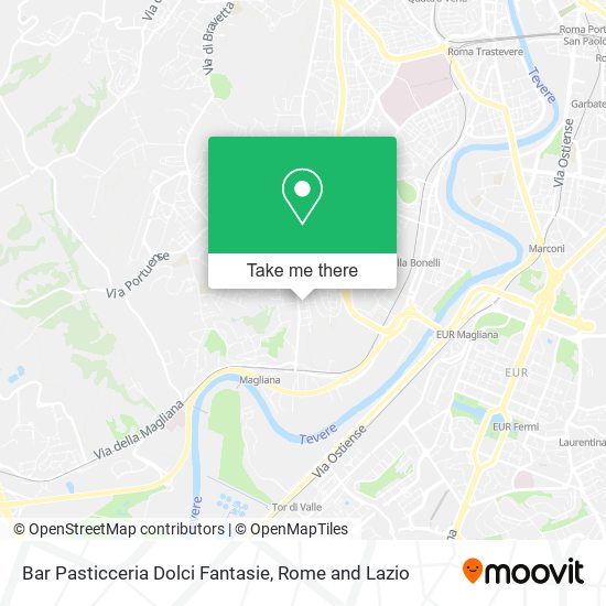 Bar Pasticceria Dolci Fantasie map