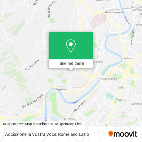 Aociazione la Vostra Voce map