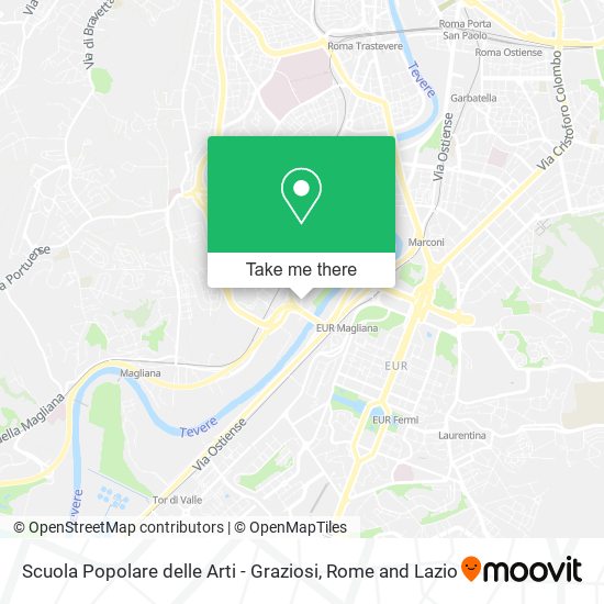 Scuola Popolare delle Arti - Graziosi map
