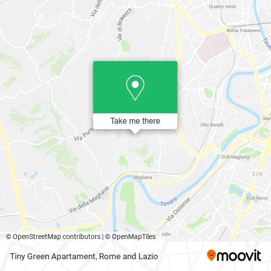 Tiny Green Apartment map