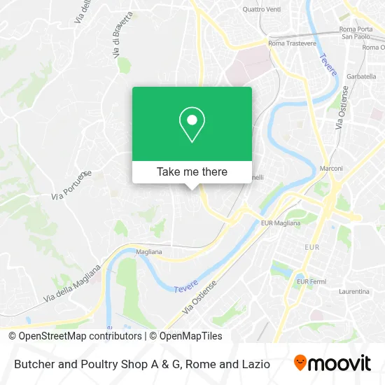 Butcher and Poultry Shop A & G map