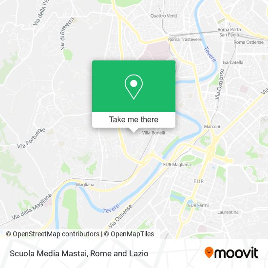 Scuola Media Mastai map