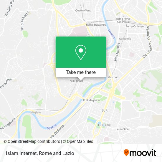 Islam Internet map