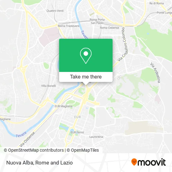 Nuova Alba map