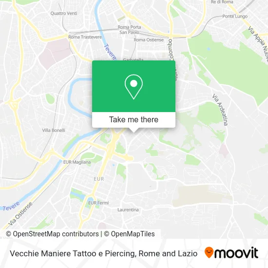 Old Ways Tattoo and Piercing map