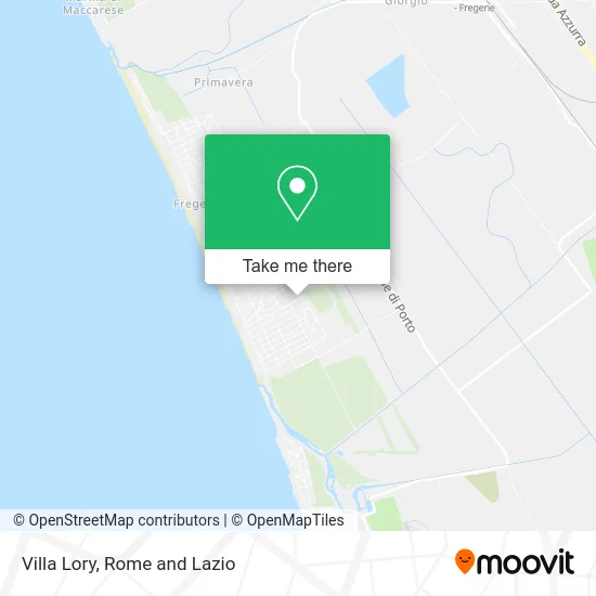 Villa Lory map