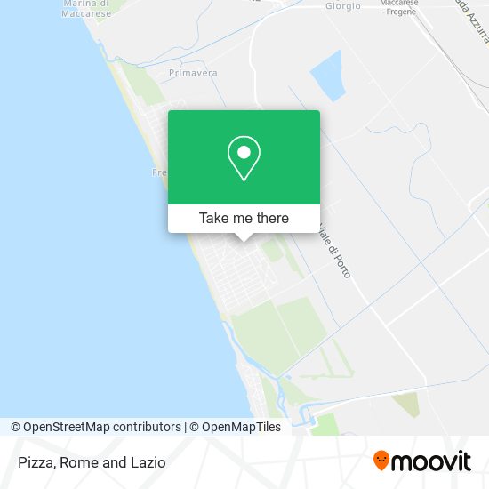 Pizza map