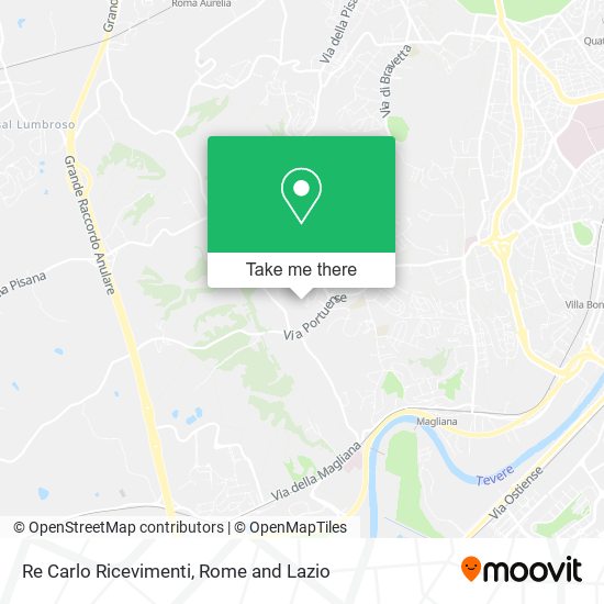 Re Carlo Ricevimenti map