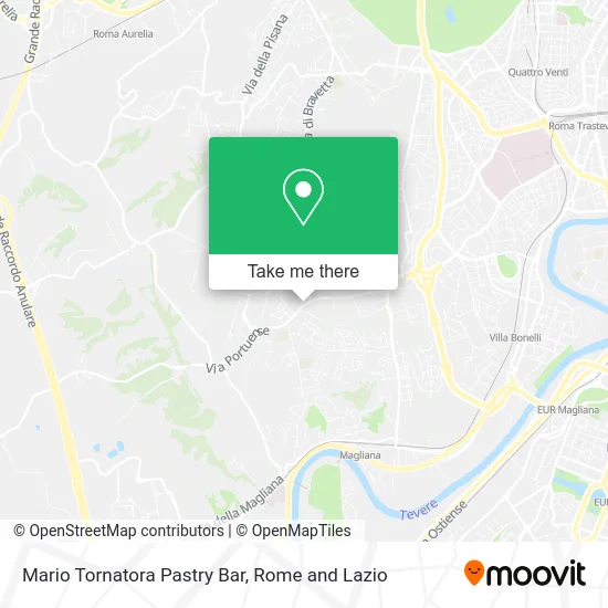 Mario Tornatora Pastry Bar map