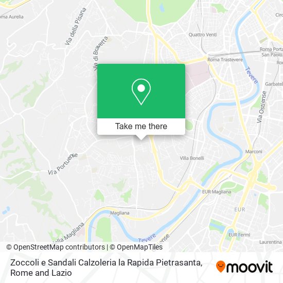 Zoccoli e Sandali Calzoleria la Rapida Pietrasanta map