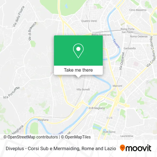Diveplus - Scuba and Mermaiding Courses map