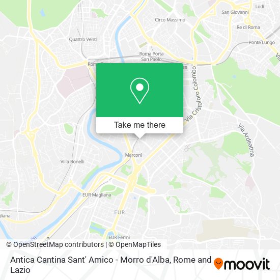 Antica Cantina Sant' Amico - Morro d'Alba map