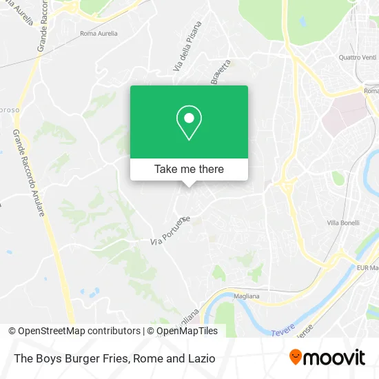 The Boys Burger Fries map