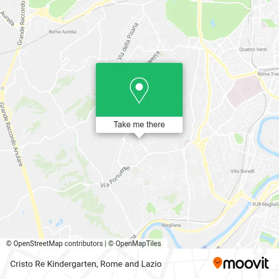 Cristo Re Kindergarten map