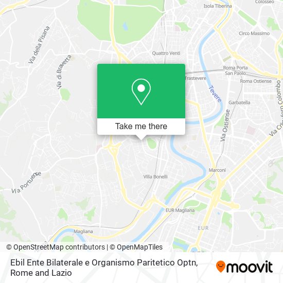 Ebil Ente Bilaterale e Organismo Paritetico Optn map