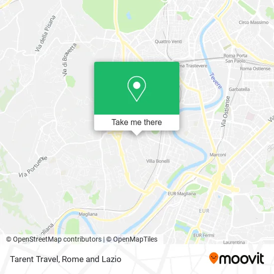 Tarent Travel map