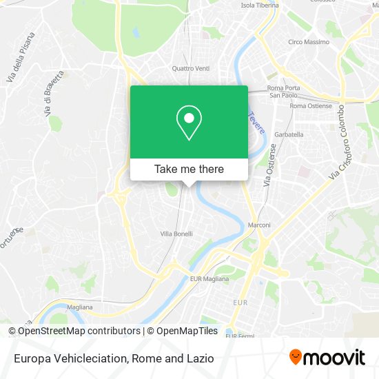 Europa Vehicleciation map