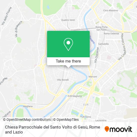 Chiesa Parrocchiale del Santo Volto di Gesù map