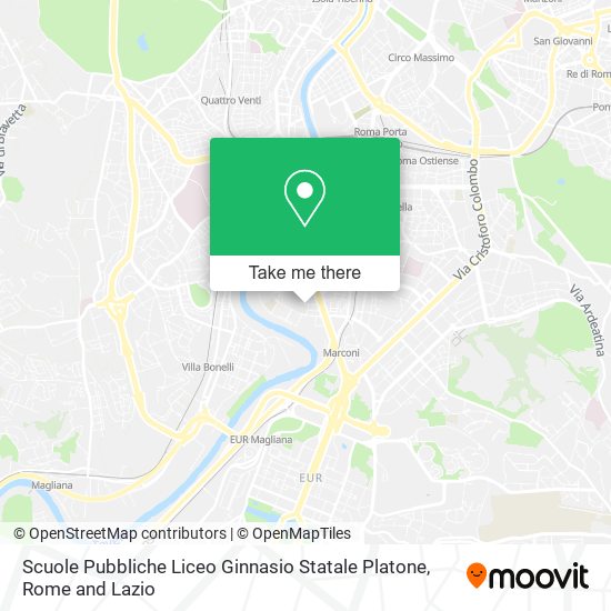 Scuole Pubbliche Liceo Ginnasio Statale Platone map