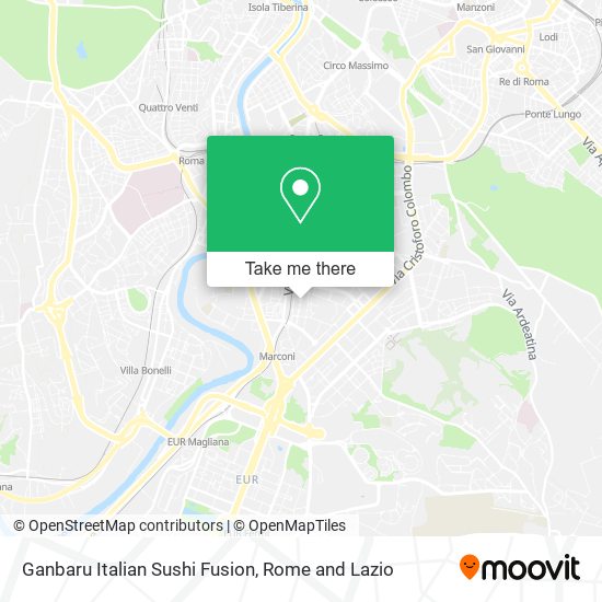 Ganbaru Italian Sushi Fusion map