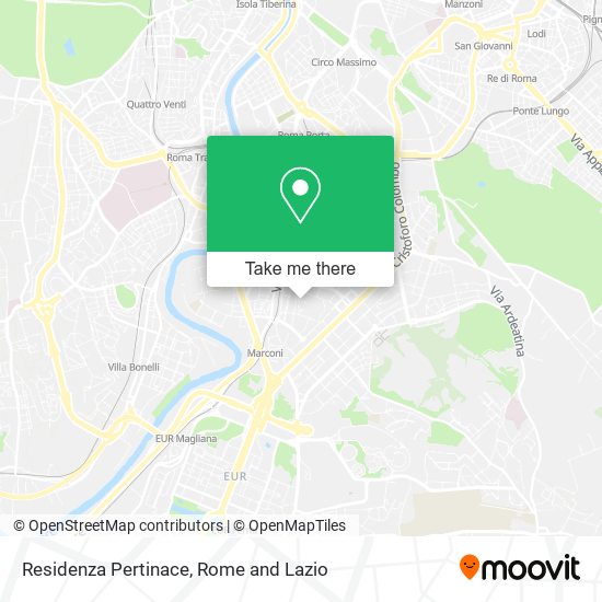 Residenza Pertinace map