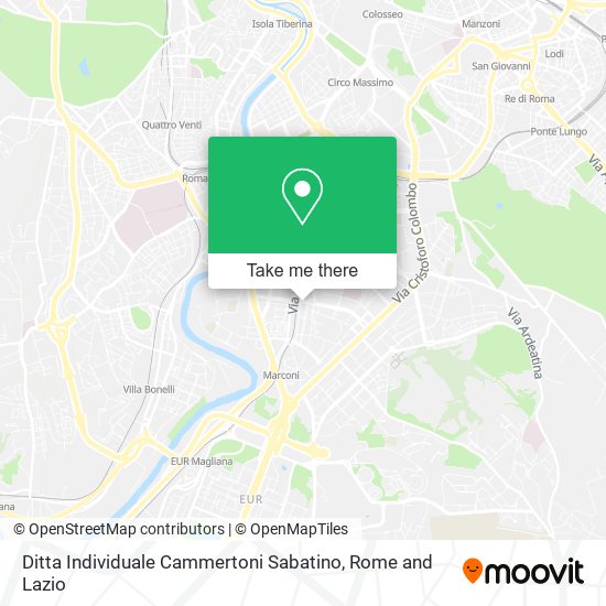 Ditta Individuale Cammertoni Sabatino map