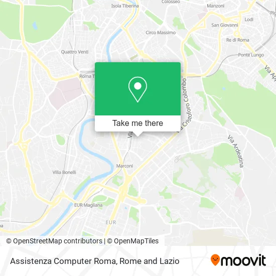 Rome Computer Assistance map