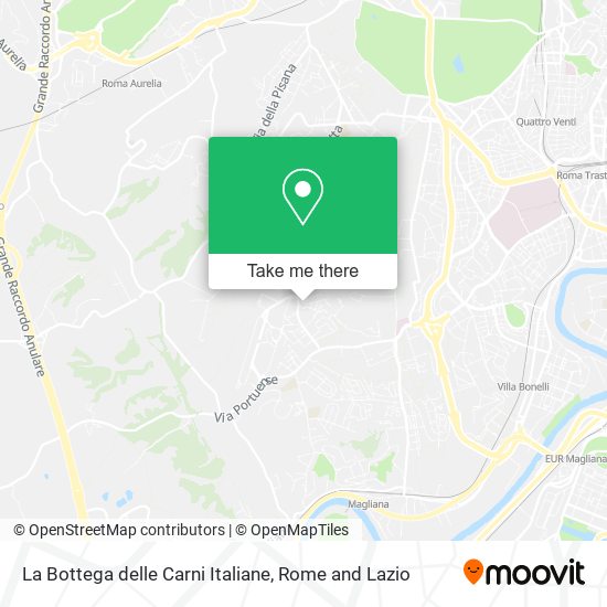 La Bottega delle Carni Italiane map