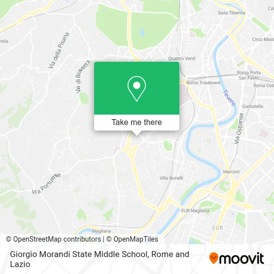 Giorgio Morandi State Middle School map