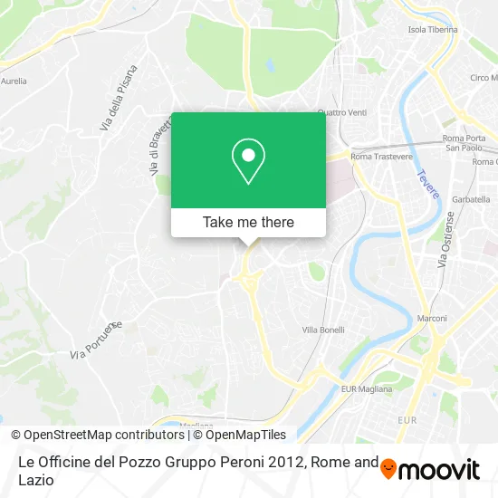 Le Officine del Pozzo Peroni Group 2012 map