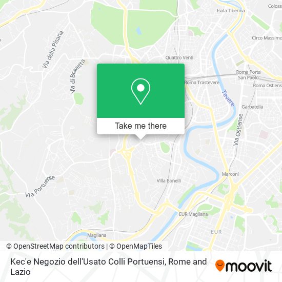 Kec'e Negozio dell'Usato Colli Portuensi map