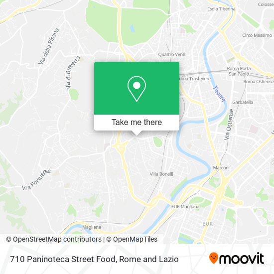 710 Paninoteca Street Food map
