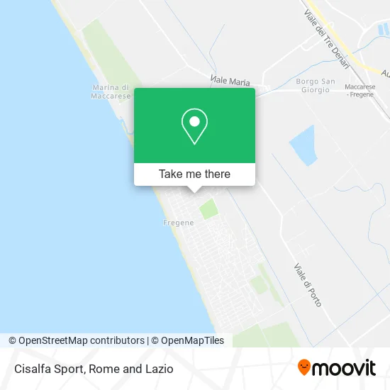 Cisalfa Sport map