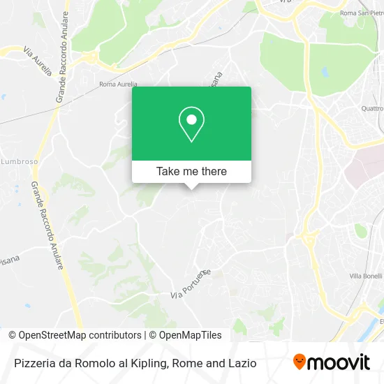 Romolo's Pizzeria at Kipling map