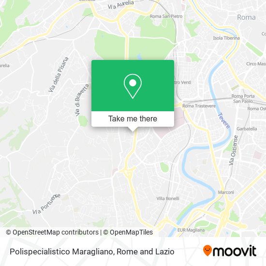 Polispecialistico Maragliano map