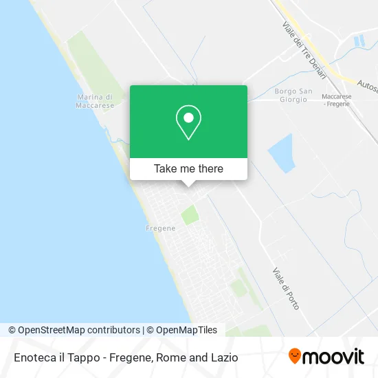Enoteca il Tappo - Fregene map