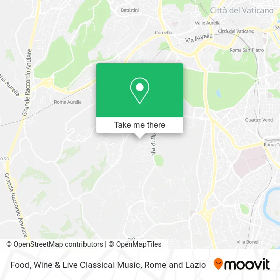 Food, Wine & Live Classical Music map
