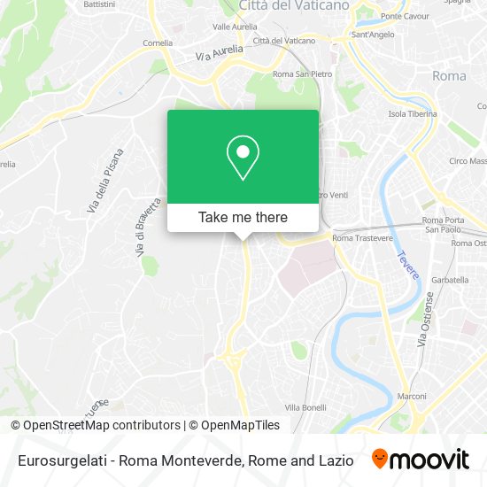 Eurosurgelati - Roma Monteverde map