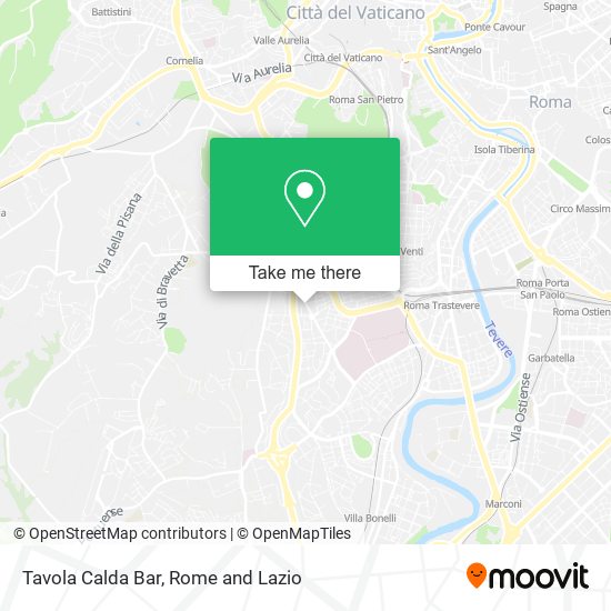 Tavola Calda Bar map