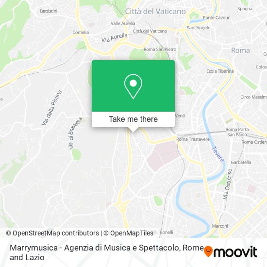 Marrymusica - Agenzia di Musica e Spettacolo map