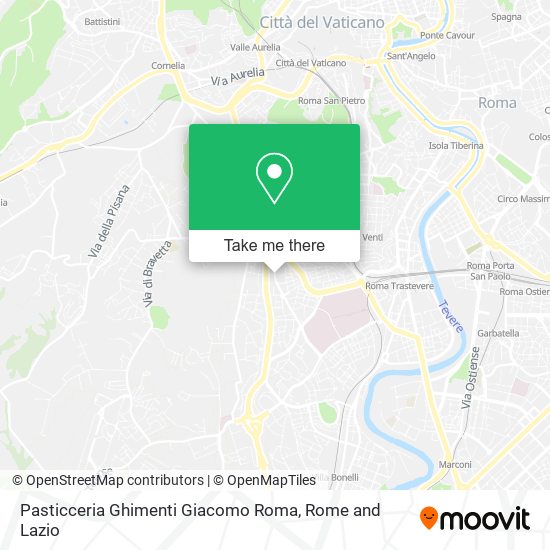 Pasticceria Ghimenti Giacomo Roma map
