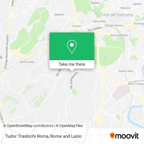 Tudor Traslochi Roma map