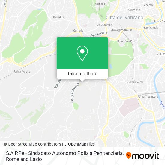 S.A.P.Pe - Sindacato Autonomo Polizia Penitenziaria map