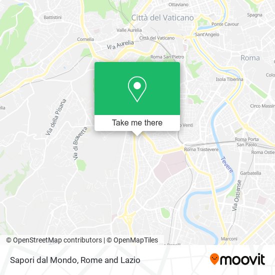 Sapori dal Mondo map