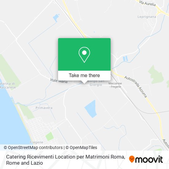 Catering Ricevimenti Location per Matrimoni Roma map