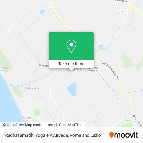 Radhasamadhi Yoga e Ayurveda map