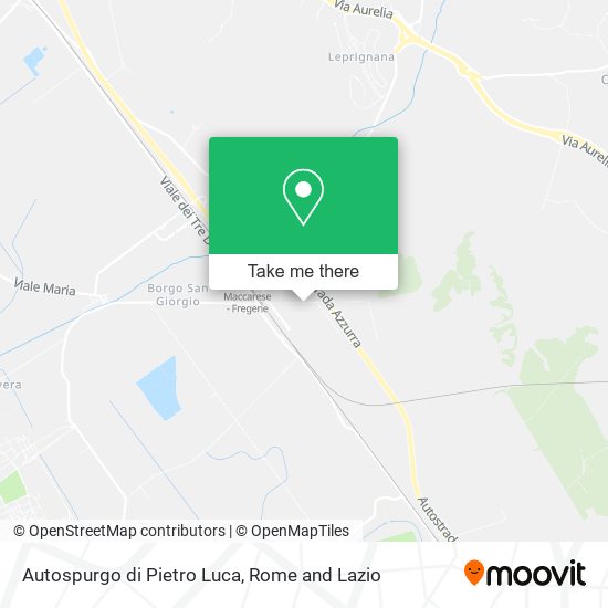Autospurgo di Pietro Luca map